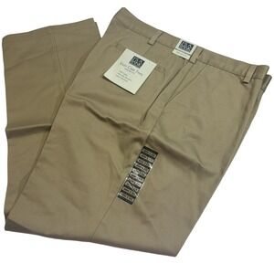 JOS.A.BANK NWT‎ Slacks Tailor Fit Twill Pants Khaki Men's Size 40W 32L